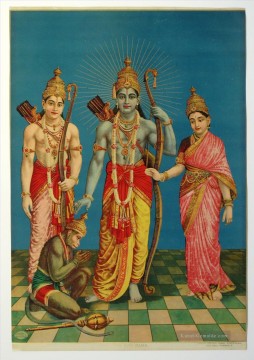  man - Ram Laxman Sita und Hanuman aus Indien